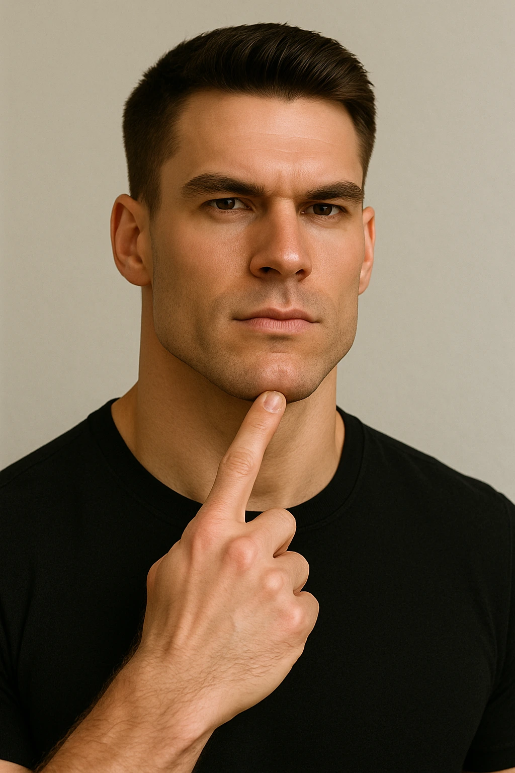 Preenchimento de mento para maior projeção e equilíbrio